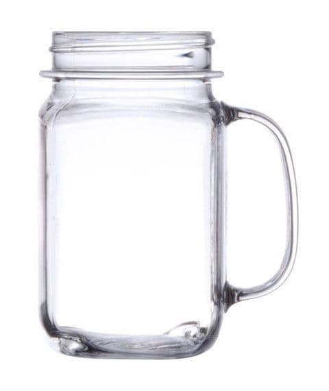 Mason Jar w/Handle 16oz