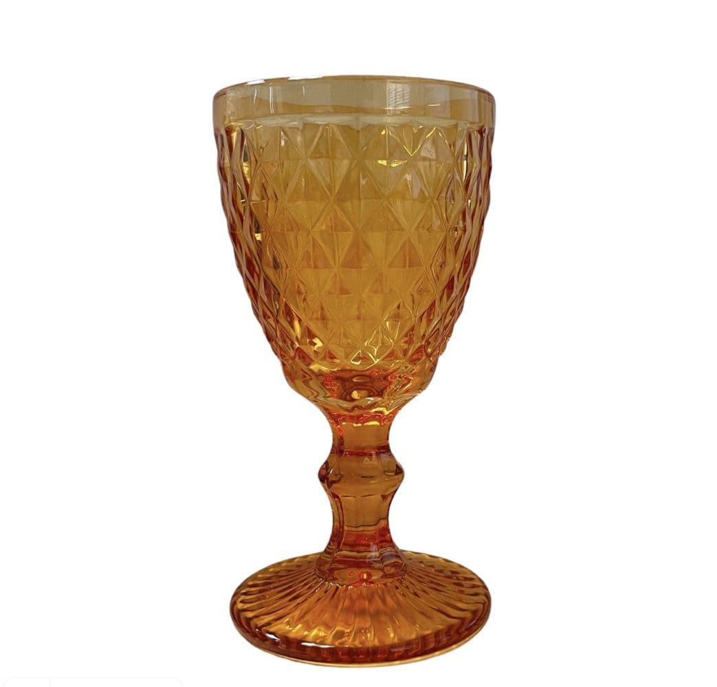 Amber Goblet 10oz