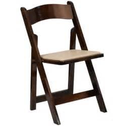 Fruitwood Folding w/Padded Seat