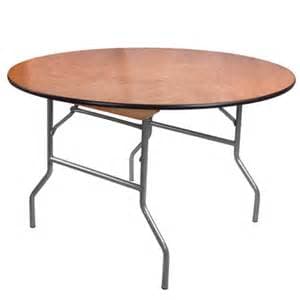 60" Wood Round Table