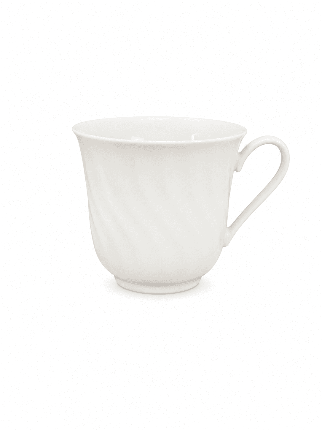 White Cup with Swirl